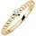lyomi Fingerring "585/-Gelbgold 1 synth. Diam. 0,04ct." Gr. 60, gelb, Fingerringe, Damen, 060 (19,1), 0,04 VS = sehr kleine Einschlüsse, Gold, Fingerring