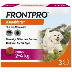 FRONTPRO Kautabletten Hund 2-4 kg