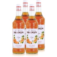 Monin Sirup Melone 1L - Cocktails Milchshakes Kaffeesirup (4er Pack)