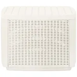vidaXL Gartentisch 53 x 53 x 40 cm Weiß