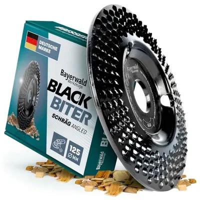 1x  Raspelscheibe Black Biter Ø125 mm für Winkelschleifer | Bayerwald Raspelscheiben