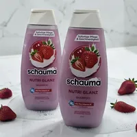 SCHAUMA Nutri 2x Glanz Shampoo Erdbeere Regeneriert Geschädigtes Haar Intensiv