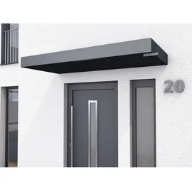 Gutta Rechteckvordach BS Plus 200 x 90 cm anthrazit