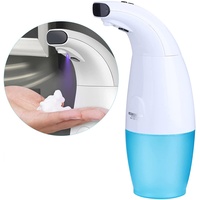 AntDau71 - Automatischer Seifenspender Handseifenspender Touchless Infrarot Sensor Wasserdicht IPX4 für Badezimmer Kithcen und Hotel. Weiß Doppelschale 240ml 330ml