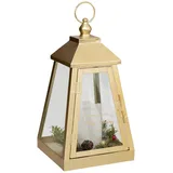 Atmosphera Laterne 32 x 17 cm Metall Gold