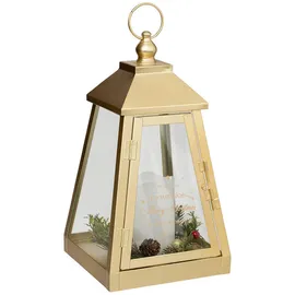 Atmosphera Laterne 32 x 17 cm Metall Gold
