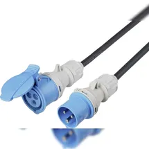 Sygonix SY-5244052 Strom Verlängerungskabel 16 A Schwarz 10 m H07RN-F 3G 2,5 mm2 witterungsbeständig, für Außenbereich geeignet