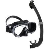 Cressi Estrella + Seal Dry - Maske und Schnorchel - Farbe: Black