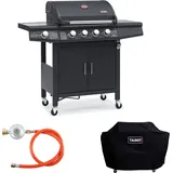 TAINO Gasgrill Red 4+1-Set 95511