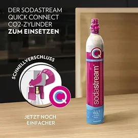 Sodastream Terra black + PET-Flasche 2 l + PET-Flache 1 l + Zylinder