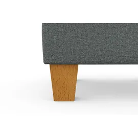 Home Affaire Polsterhocker Lindgren 61 x 46 x 61 cm Grau