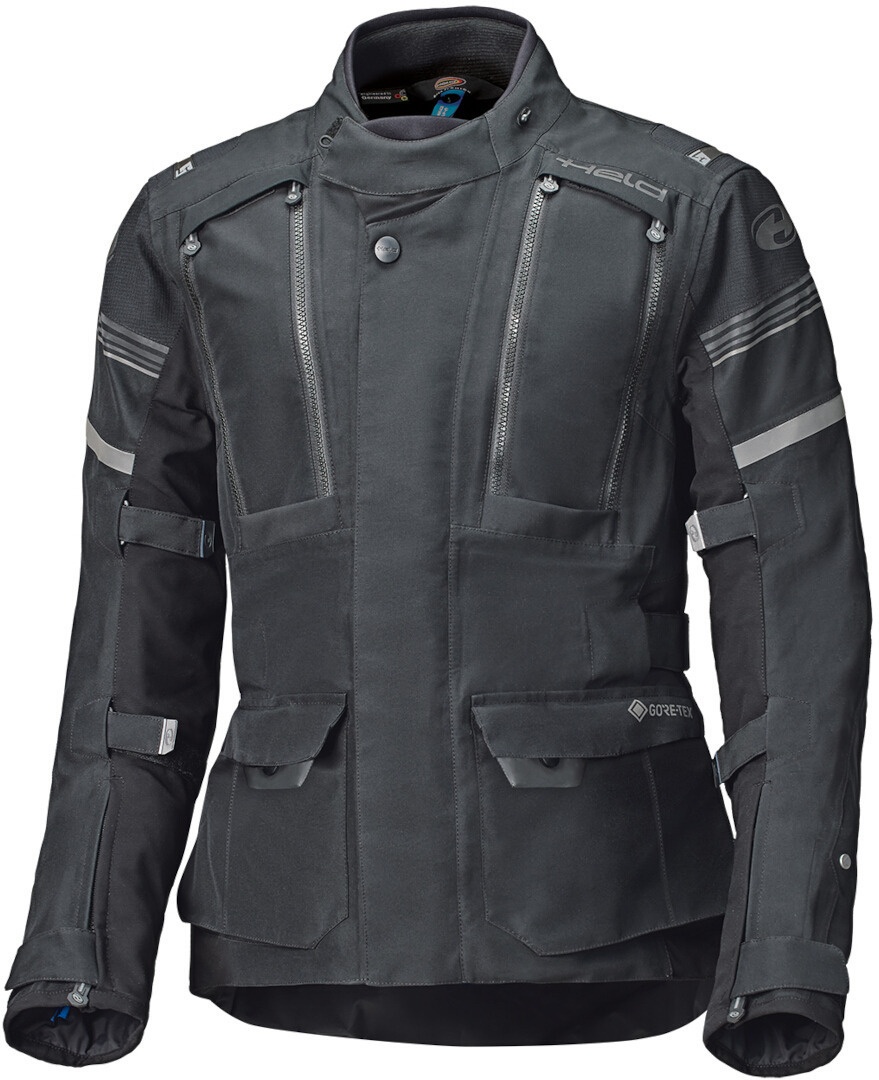 Held Omberg Motorfiets textiel jas, zwart, M