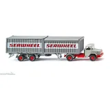 Wiking Magirus Deutz Containersattelzug Seawheel 052402 H0