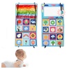 XDeer Lernspielzeug Baby Spiegel Spielzeug mit Stoffbuch, Lernspielzeug, Babyspielzeug 0–6 Monate bunt