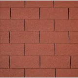 Easy Rechteck-Dachschindeln 80 x 33,6 cm Ziegelrot