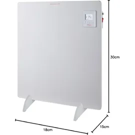 Lgvshopping Blanco Plus Keramik-Heizpaneel Effiziente und sichere Raumheizung mit digitaler Steuerung - Weiß