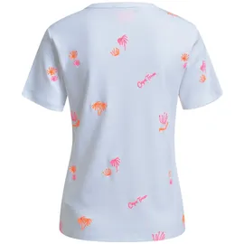 Smith & Soul SMITH & SOUL, Damen, Gr. XS, weiß, Jersey, Obermaterial: 100% Baumwolle, bestickt, regular fit normal, Rundhals, abgesteppte Kante, Shirts T-Shirt, mit Stickereien