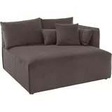 andas Ottomane »Nöre«, kurzes Lounge-Modul - zum Zusammenstellen, Breite 138 cm, Tiefe 128 cm braun