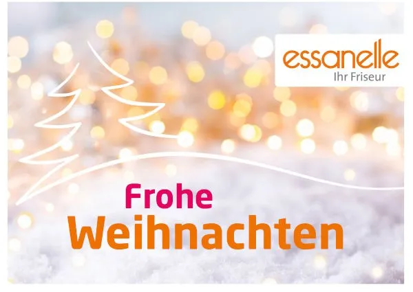 Essanelle Gutschein Trägerkarte Weihnachten