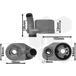 Van Wezel Ölkühler Motoröl Mit Zubehör Passend Für Fiat Ducato 17013703: Ölkühler, Motoröl Aks Dasis: 086005n Ava Quality Cooling: Ft3496 Ava Quality