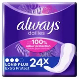 Always Extra Protect Slipeinlagen Long Plus, 24 Stück