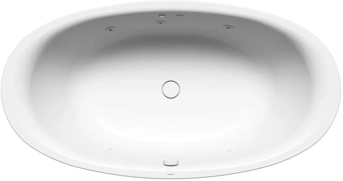 Kaldewei Badewanne ELLIPSO DUO OVAL Mod.232 BODY, 1900 x 1000, alpinweiß,re,Sicht. weiß 286260750001