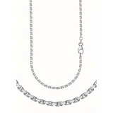 FIRETTI Collierkettchen FIRETTI "Schmuck Silber 925 Armband Kette Ankerkette diamantiert" Gr. 21, silber (silberfarben), Halsketten, Damen, 21, Silber 925 (Sterlingsilber), B: 4,5mm, Made in Germany, B:4,5mm