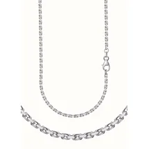 FIRETTI Collierkettchen FIRETTI "Schmuck Silber 925 Armband Kette Ankerkette diamantiert" Gr. 21, silber (silberfarben), Halsketten, Damen, 21, Silber 925 (Sterlingsilber), B: 4,5mm, Made in Germany, B:4,5mm