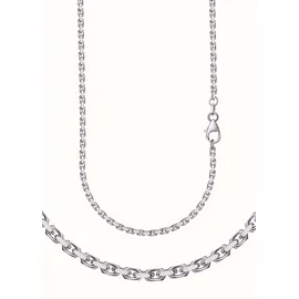 FIRETTI Collierkettchen FIRETTI "Schmuck Silber 925 Armband Kette Ankerkette diamantiert" Gr. 21, silber (silberfarben), Halsketten, Damen, 21, Silber 925 (Sterlingsilber), B: 4,5mm, Made in Germany, B:4,5mm