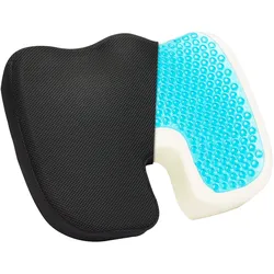 VEVOR Sitzkissen Steißbeinkissen Sitzunterlage Kühlgel Memory Foam 435x330mm