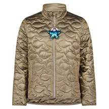Cartoon Steppjacke mit Eingrifftaschen in Dusky Green - 44