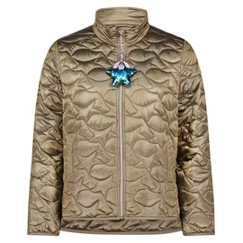 Cartoon Steppjacke mit Eingrifftaschen in Dusky Green - 44