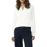 Comma, comma Shirtbluse im Fabricmix weiß 38 - 38