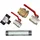 Floraworld Doppelter Pumpenstock 400 mm silberfarben/beige