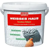 Lugato Weisses Haus Kunstharz Rollputz - Körnung 0,5 mm