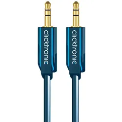 ClickTronic Casual Series - Audiokabel - mini-phone stereo 3.5 mm männlich zu mi