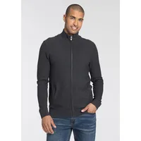 bruno banani Strickjacke in besonderer Strickoptik Gr. M (48/50), anthrazit meliert, , 45849511-M