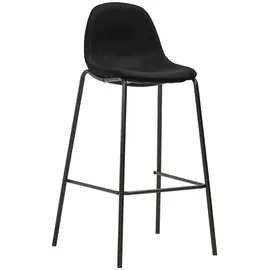 vidaXL 5-tlg. Bar-Set Stoff Schwarz