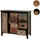 Mendler HWC-O63 Apothekerkommode 80x91x40 schwarz