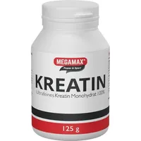 MEGAMAX Kreatin Monohydrat 100% Pulver 125 g