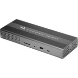OWC 11-Port Thunderbolt 4 Go Dock mit eingebautem Netzeil für Mac und PC