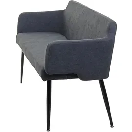 Mendler Esszimmer-Set HWC-L13, 4er-Set Stuhl+Sitzbank Esszimmergruppe Sitzgruppe Esszimmergarnitur, Stoff/Textil ~ anthrazit