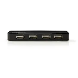 Nedis USB-Hub - USB-A Stecker - USB-A Buchse - 7-Port port(s) - USB 2.0 - Netzstromversorgung / Stromversorgung über USB - 7x USB