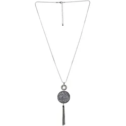 Steuer Anhänger mit Kette Metall Charms & Kettenanhänger   Damen 