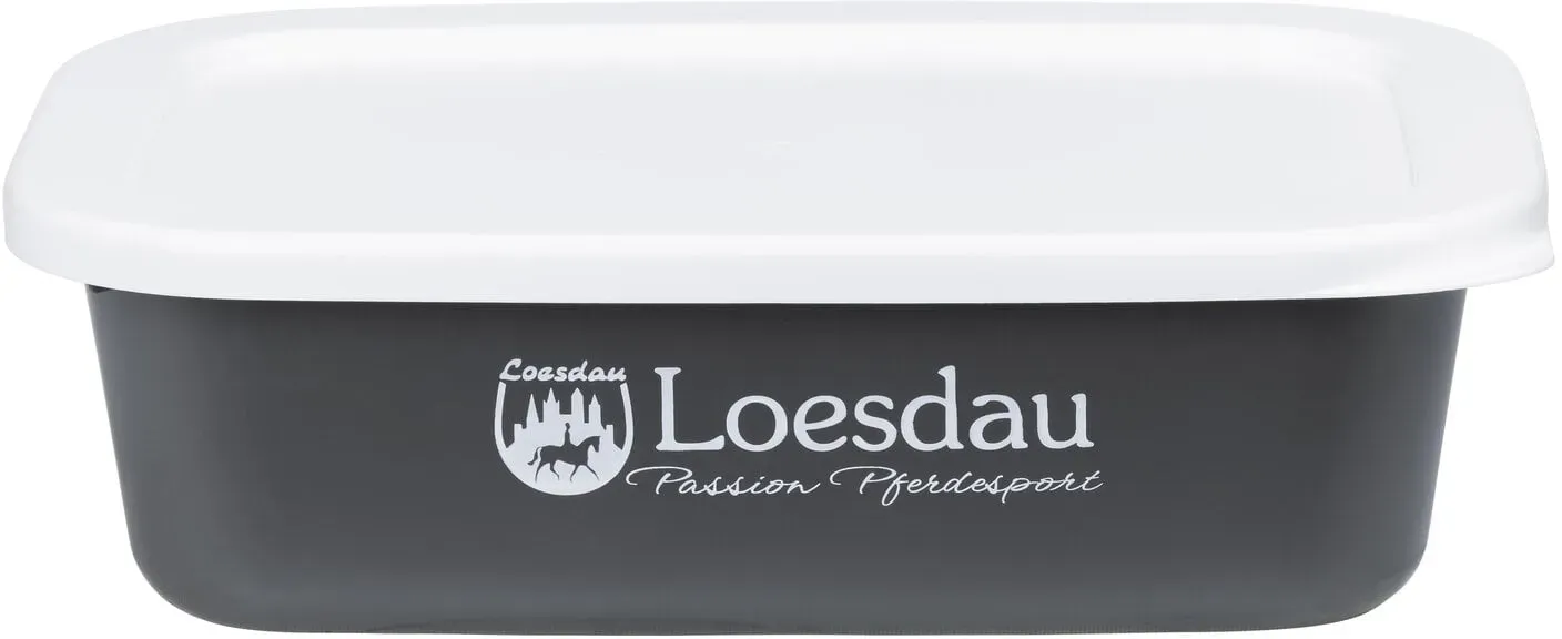 Loesdau Futterbox eckig mit Deckel
