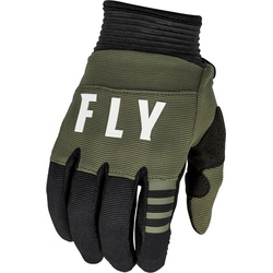 Fly Racing F-16 2023 Motocross Handschuhe, schwarz-grün, Größe M für Männer