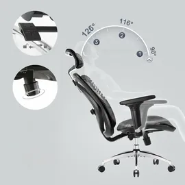 SIHOO M57-M015 Netzstoff Schwarz