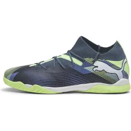Puma Future 7 Match IT Hallenschuhe Unisex Gray Skies-Puma White-Fizzy Apple 47