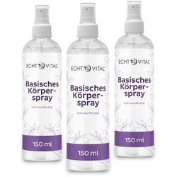 Echt Vital Basisches Körperspray Spray 3x150 ml