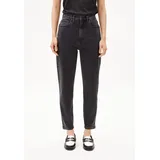 ARMEDANGELS Damen Mom Jeans recycelter Baumwoll Mix Comfort Stretch MAIRAA Mom Fit Ebony 29/34